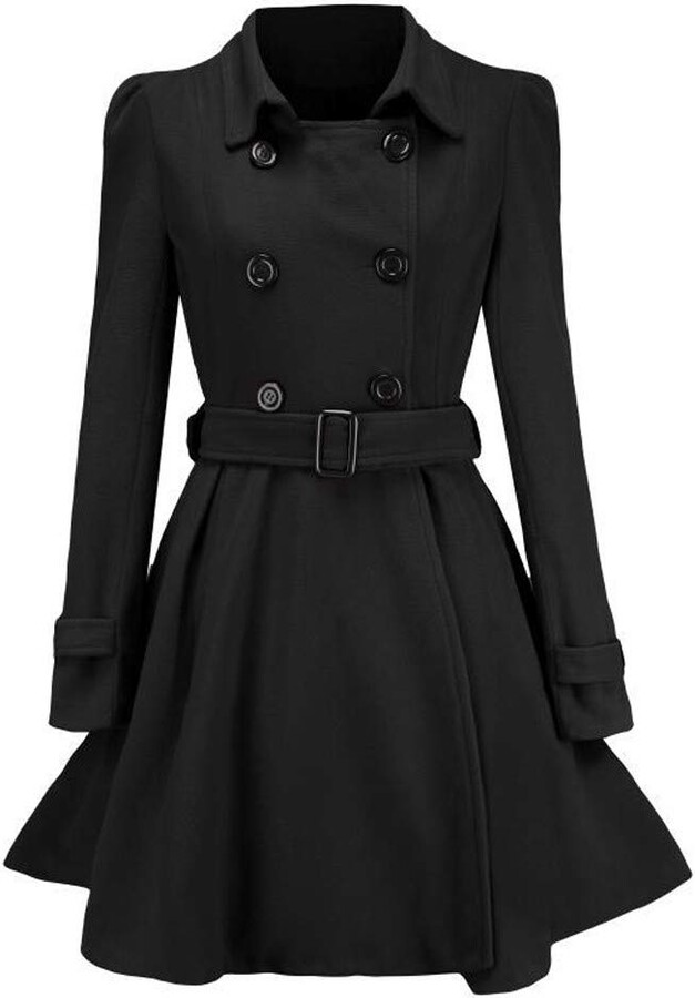 Womens Black Winter Coats | Shop the world's largest collection of fashion  | ShopStyle UK