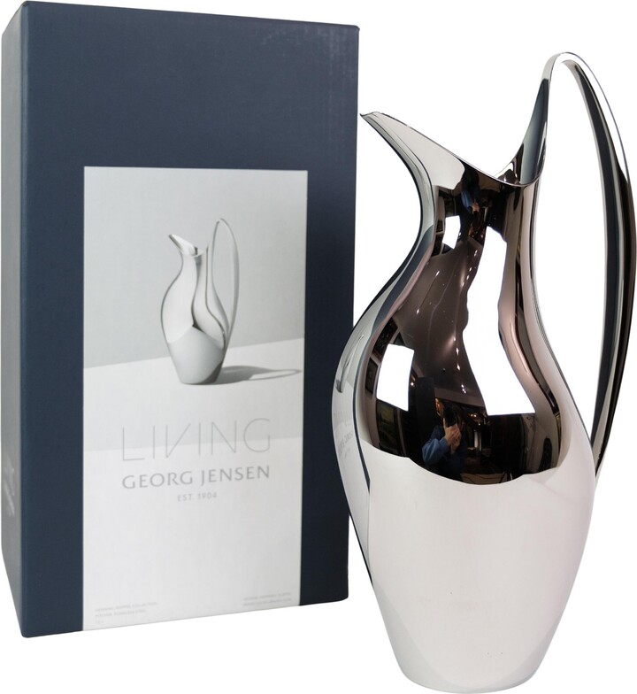 Georg Jensen 1.2l Hk Pitcher Made In Stainless Steel By Henning Koppel For