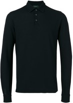 Thumbnail for your product : Zanone Long-Sleeve Polo Shirt