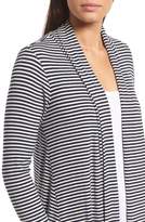 Thumbnail for your product : Bobeau High/Low Jersey Cardigan