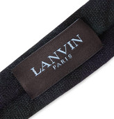 Thumbnail for your product : Lanvin Black Watch Check Wool-Blend Tie
