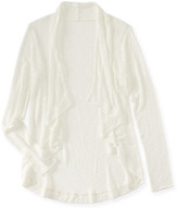 Thumbnail for your product : Aeropostale Solid Cascade Drape Cardigan