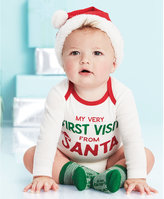 Thumbnail for your product : Carter's First Visit From Santa Cotton Bodysuit, Baby Boys & Girls (0-24 months)