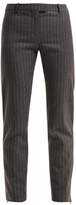 Thumbnail for your product : Altuzarra Henri Pinstripe Wool-blend Trousers - Womens - Grey Stripe