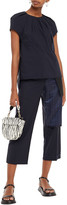 Thumbnail for your product : 3.1 Phillip Lim Pleated Cotton-blend Poplin Top