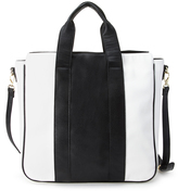 Thumbnail for your product : Forever 21 Faux Leather Colorblocked Tote
