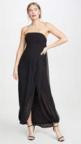 Thumbnail for your product : Halston Strapless Draped Back Georgette Gown
