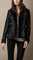 Thumbnail for your product : Burberry Shearling Peplum Jacket
