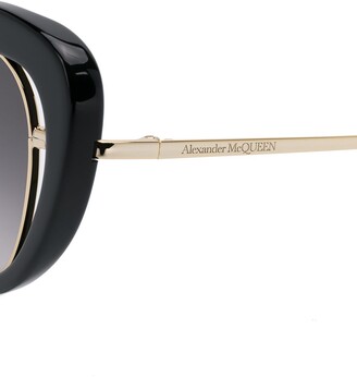 Alexander McQueen Sunglasses Cat Eye Frame Sunglasses