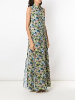 Thumbnail for your product : AMIR SLAMA Sleeveless Floral Shirt Dress
