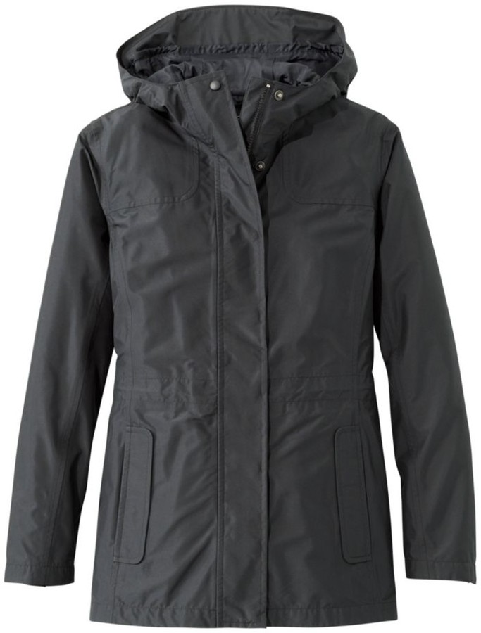 L.L. Bean Women's H2OFF Rain Jacket, Mesh-Lined - ShopStyle Plus Size ...