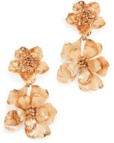 Thumbnail for your product : Oscar de la Renta Classic Flower Drop Earrings