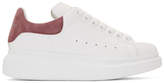 Thumbnail for your product : Alexander McQueen SSENSE Exclusive White and Pink Oversized Sneakers