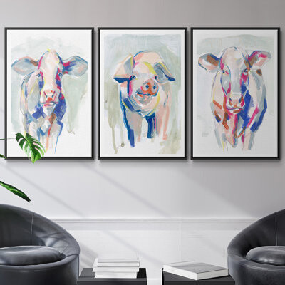 Wexford Home Fluorescent Farm I 3 Pieces