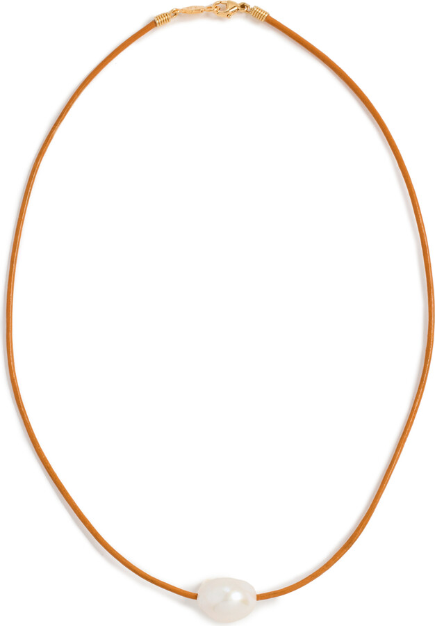 Chan Luu Marigold Pearl Necklace