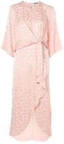 Thumbnail for your product : Topshop Jacquard knot front midi dress