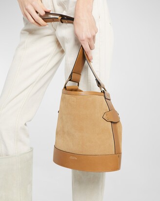 Samara Suede Shoulder Bag in Brown - Isabel Marant