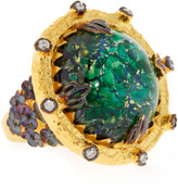 Thumbnail for your product : Azaara Green Celestial Crystal Ring