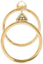 Thumbnail for your product : Rebecca Minkoff Pave Pyramid Chain Ring