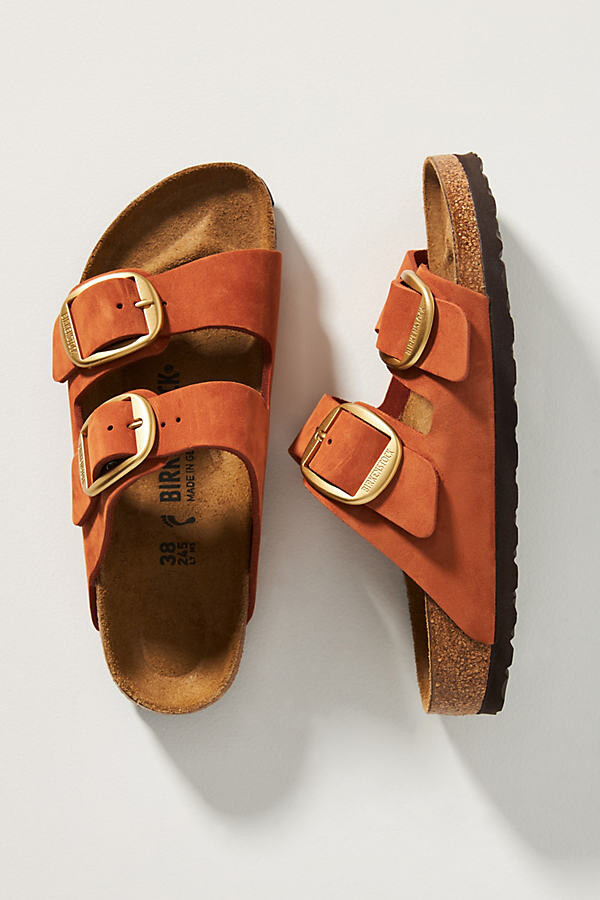birkenstock arizona big buckle cognac 39