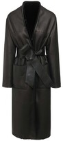 Thumbnail for your product : Blancha Reversible Wool & Leather Coat
