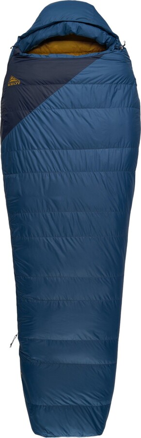 Kelty Cosmic Down 20 Sleeping Bag, Men's, Regular, Dark Blue/Pageant Blue/Ol
