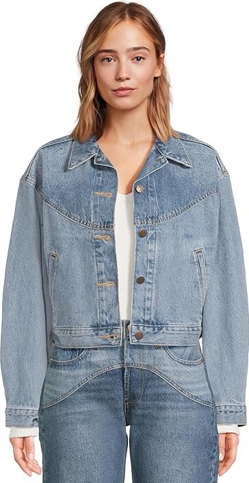 Levi's(r) Premium Shrunken 90s Trucker Western Women's Coat Ironic Iconic : XL, Cotton/Denim