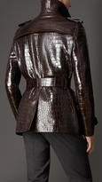 Thumbnail for your product : Burberry Belted Alligator Caban