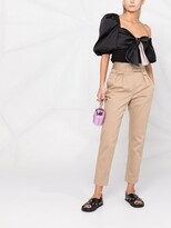 Thumbnail for your product : RED Valentino High-Waisted Gathered-Detail Trousers