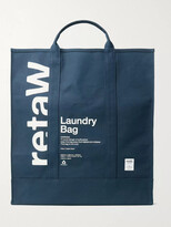 Thumbnail for your product : retaW Logo-Print Cotton-Canvas Laundry Bag