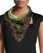 Thumbnail for your product : Mila & Such Do Not Vine Square Silk Scarf, 100cm