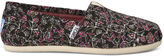 Thumbnail for your product : Toms Black Floral Women's Classics