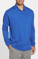 Thumbnail for your product : Cutter & Buck 'Brokers Bay' Long Sleeve Pima Cotton Polo (Big & Tall)