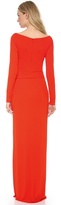 Thumbnail for your product : Kaufman Franco Long Sleeve Jersey Gown