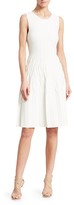 Thumbnail for your product : Lela Rose Sleeveless Pleated A-Line Dress