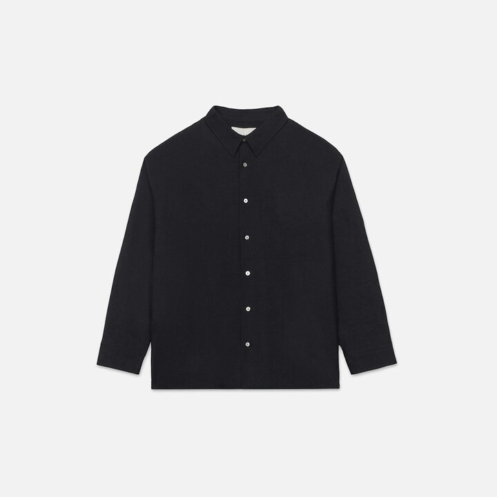 Frame Women's Wool Blend Relaxed Shirt