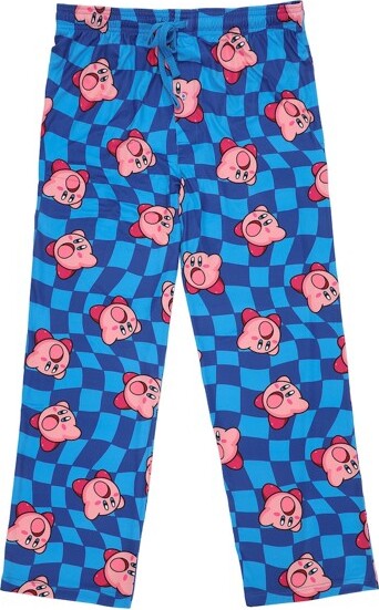 Kirby Check AOP Men's Sleep Pajama Pants-Large - ShopStyle Bottoms