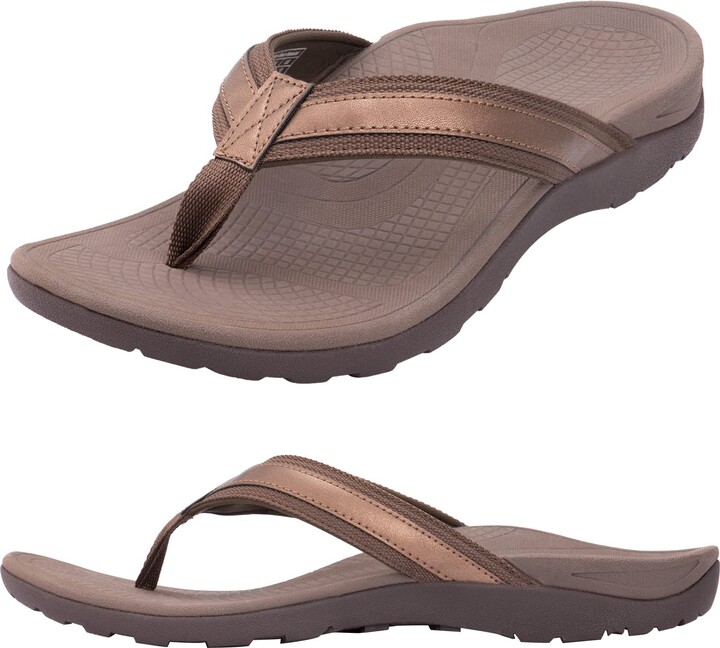 Thearches Men's Orthotic Sandals High Arch Support Flip Flops - ShopStyle