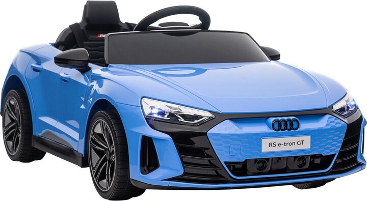 BreeBe Aosom Kids Ride on Car, 12V Licensed Audi RS E-tron GT 3.1 MPH Electric Car for Kids, Ride-on Toy for Boys and Girls with Remote Control, 4 Wheels with Suspension, Horn, Music, Lights, Blue