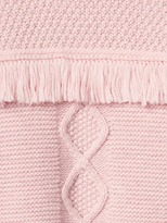 Thumbnail for your product : Gap Shimmer cable knit fringe sweater.