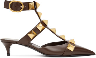 ROMAN STUD CALFSKIN SANDAL 90 MM for Woman | Valentino Online Boutique