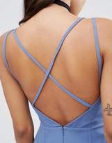 Thumbnail for your product : ASOS Sexy Playsuit With Lace Up Back Detail