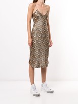 Thumbnail for your product : Nili Lotan Floral-Print Slip Dress