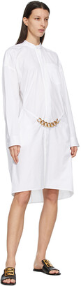 Givenchy White Chain Shirt Dress