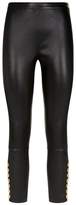 Thumbnail for your product : Pierre Balmain Buttoned Leather Trousers