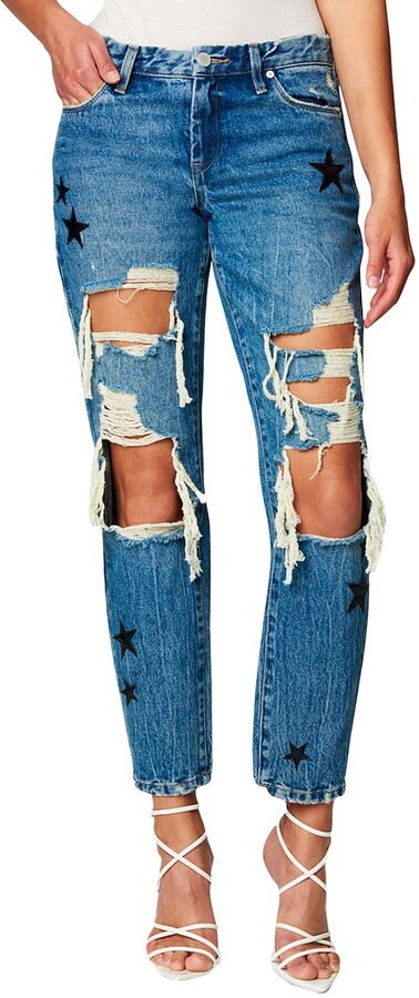Patch Jeans | Shop the world's largest collection of fashion | ShopStyle
