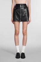 Skirt In Black Leather 
