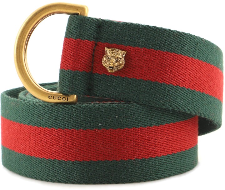 gucci web belt