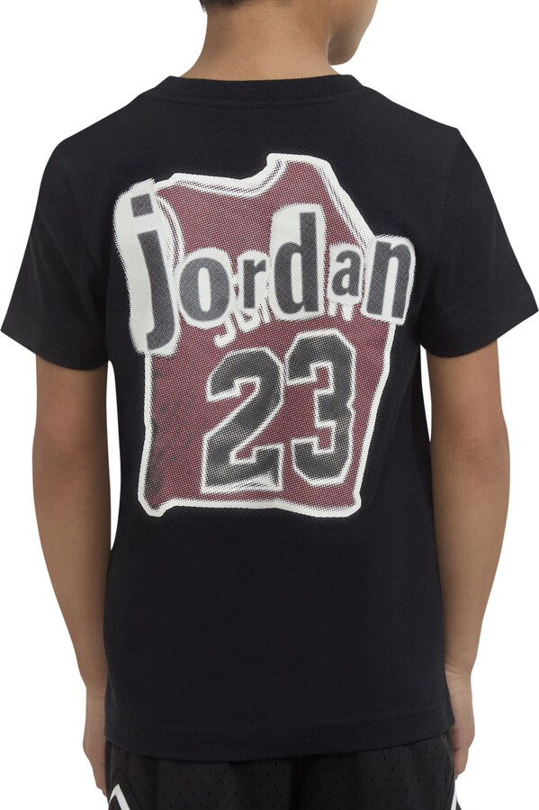 Jordan Little Kids' Collage Graphic T-Shirt, Size 4, White