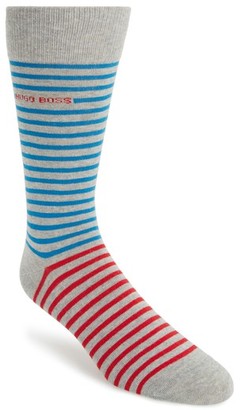 BOSS Men's Rs Design Stripe Socks